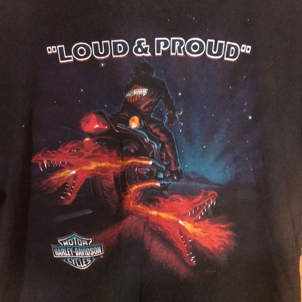 Vintage Harley-Davidson “Loud & Proud” T-Shirt L